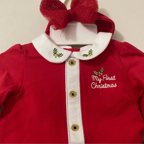 New My 1st Christmas Outfit & Headband - Picture 4 of 9